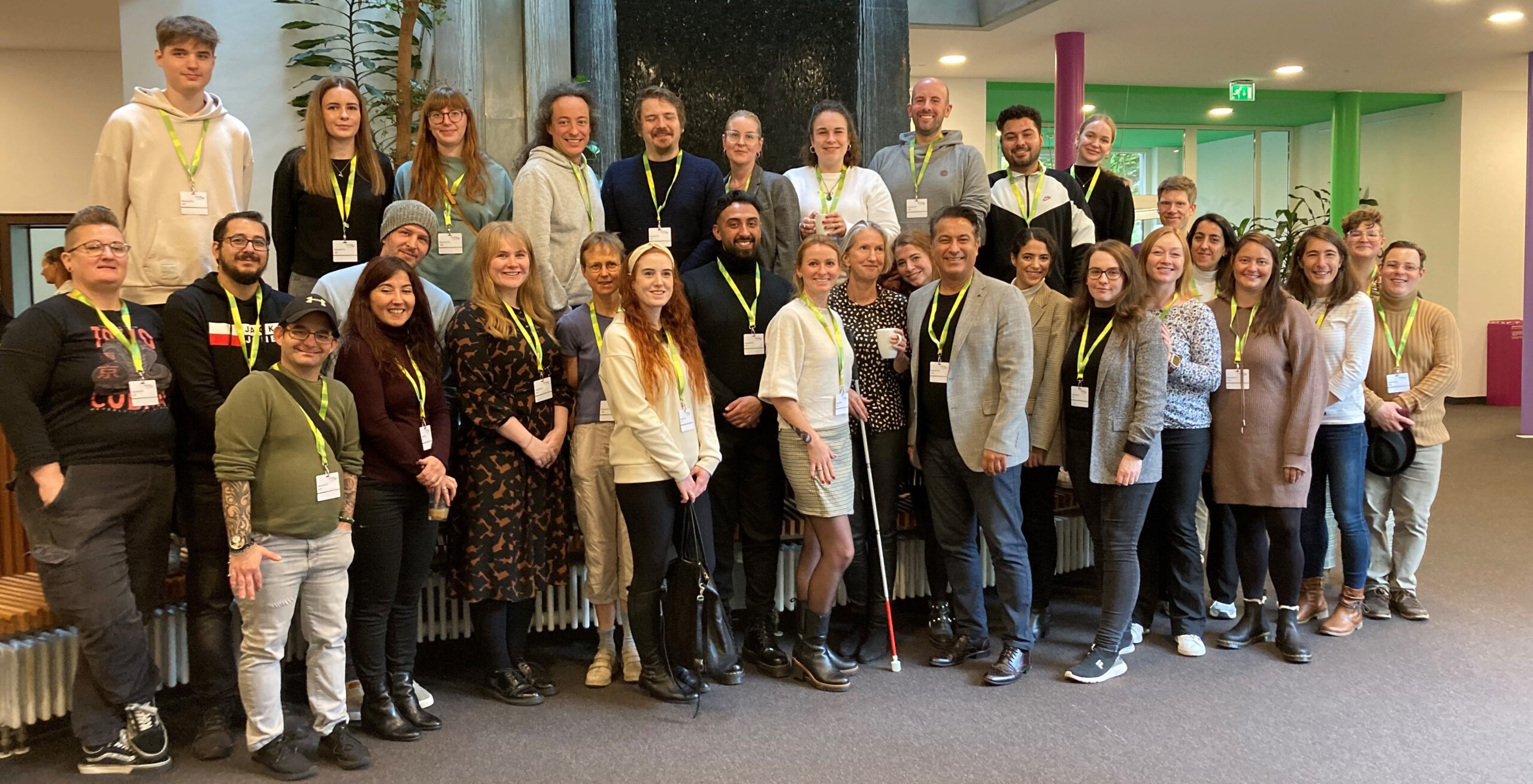 Gruppenbild bei der Ausstellung Innoklusio