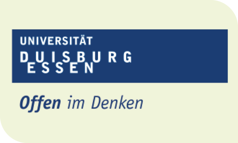 Zu sehen ist das Logo der Universität Duisburg-Essen